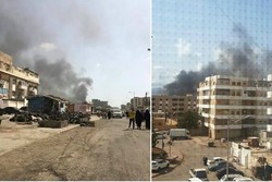 اشتباكات مسلحة وانفجارات قوية بقصر "معاشيق"