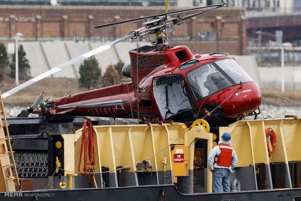 نیویارک میں ہیلی کاپٹر گر کر تباہ