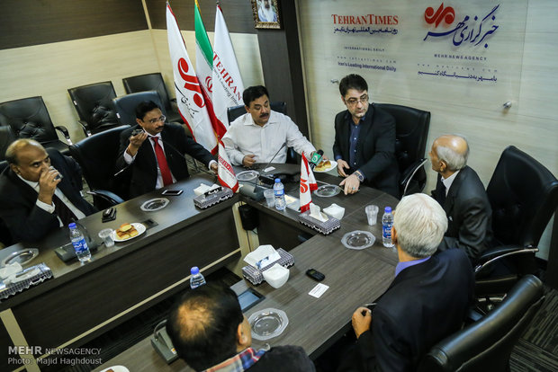 بازدید هیات رسانه ای پاکستانی از خبرگزاری مهر 