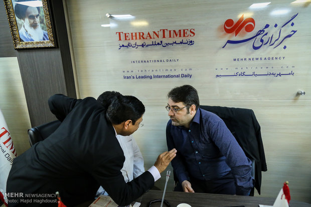 بازدید هیات رسانه ای پاکستانی از خبرگزاری مهر 