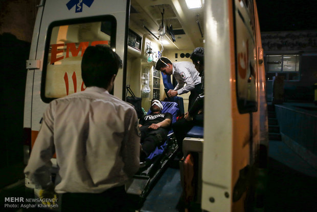 ۸ نفر در حوادث چهارشنبه سوری اندیمشک مصدوم شدند
