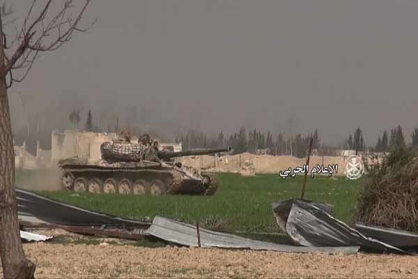 آغاز عملیات ارتش سوریه برای پاکسازی جنوب دمشق از داعش