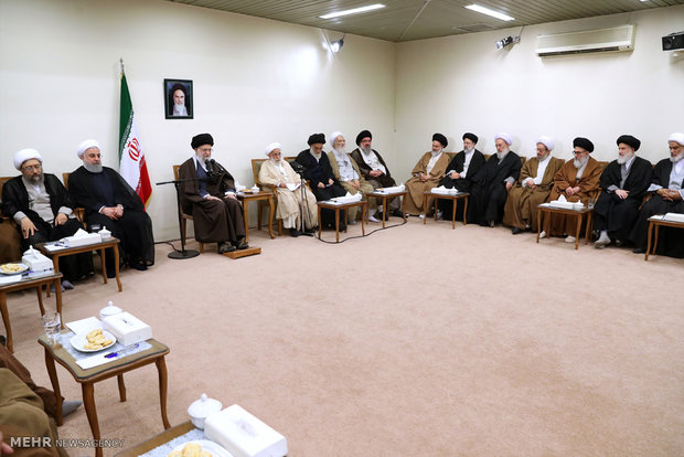 رہبر معظم انقلاب اسلامی سے خبـرگان کونسل کے نمائندوں کی ملاقات