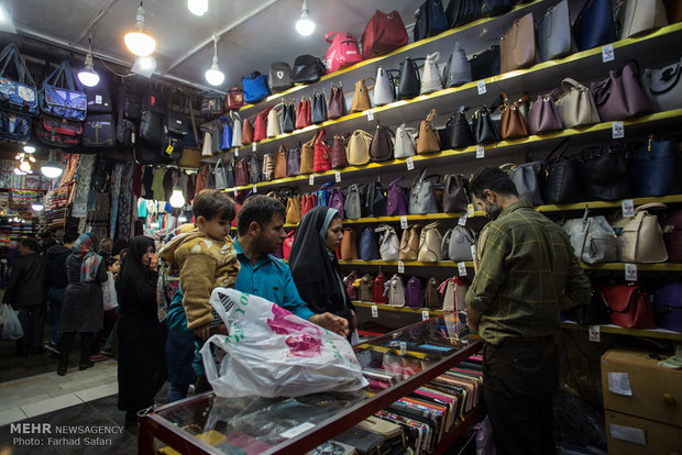 حال و هوای بازار و شهر قزوین در آستانه نوروز