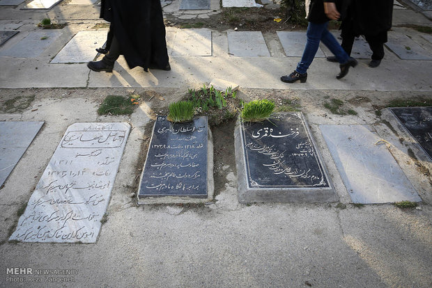 پنجشنبه آخر سال در باغ بهشت همدان