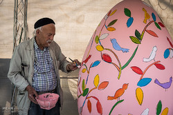 Tehran adorned with giant colored eggs ahead of Nowruz