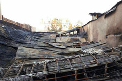 کارگاه ۲۰۰۰ متری در «حصار امیر» پاکدشت در آتش سوخت