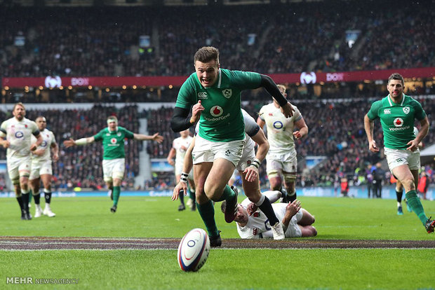 دیدار تیم های راگبی انگلیس و ایرلند‎