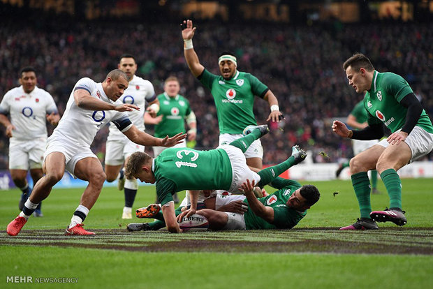 دیدار تیم های راگبی انگلیس و ایرلند‎