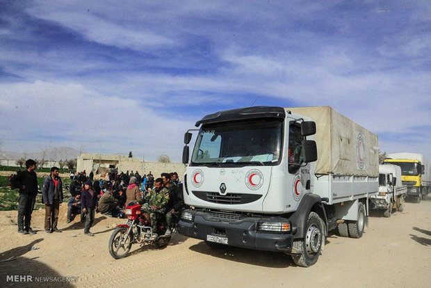 خروج الدفعة الثالثة من مسلحي جنوب الغوطة الشرقية إلى إدلب