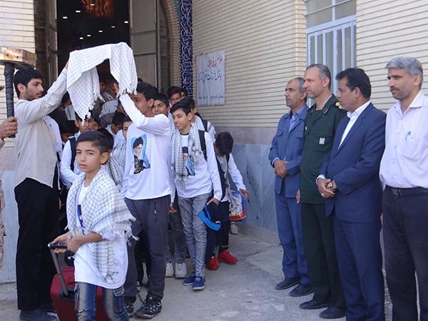 ۳۵۰ از نفر شهرستان دشتی به اردو راهیان نور اعزام شدند