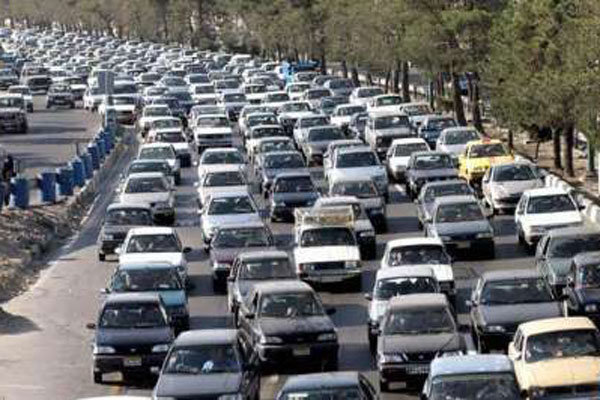 ترافیک در جاده چالوس/ وضعیت هراز و فیروزکوه