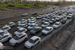 ترافیک جاده چالوس تا کیلومتر ۷ سنگین است