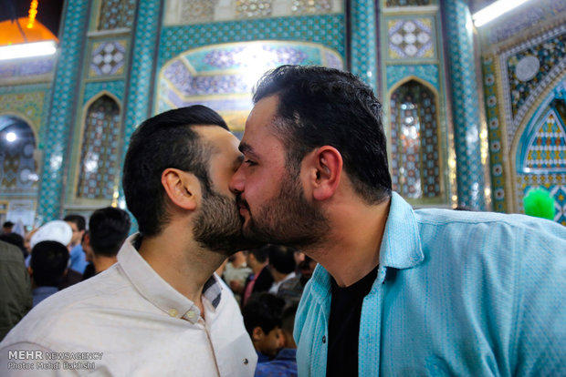 تحویل سال در حرم مطهر حضرت معصومه(س)