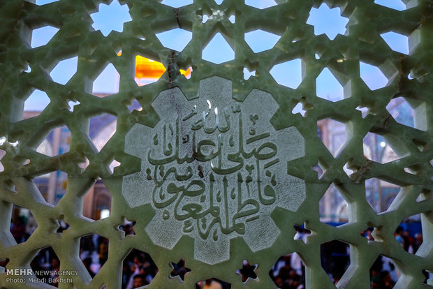 تحویل سال در حرم مطهر حضرت معصومه(س)
