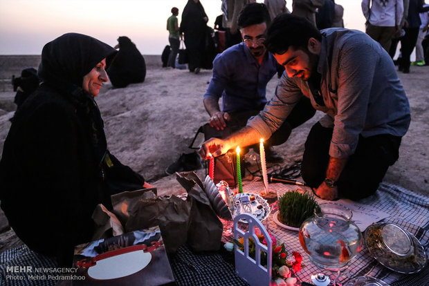 تحویل سال نو در شلمچه