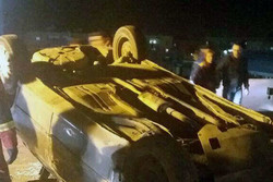 واژگونی خودرو سمند در جاده «خاوران» یک کشته و ۳ مصدوم برجا گذاشت