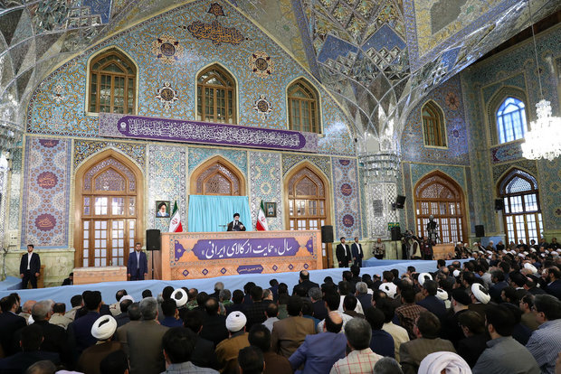 Ayatollah Khamenei delivers speech on the first day of 1397 Persian New Year