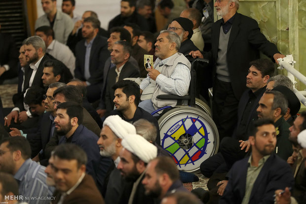 سخنرانی مقام معظم رهبری در اجتماع زائران و مجاوران حرم مطهر رضوی