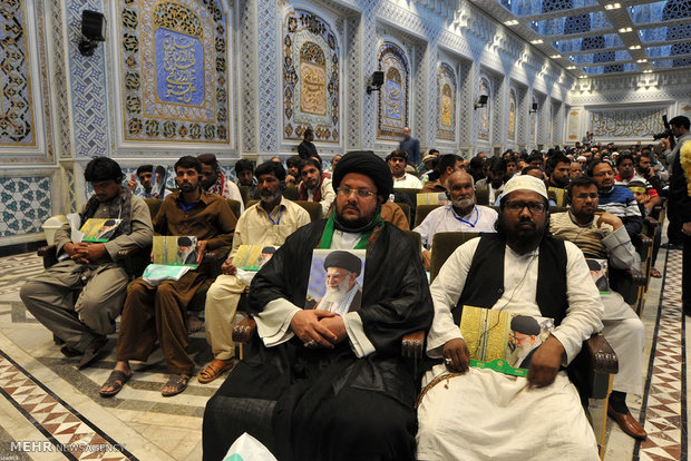 سخنرانی مقام معظم رهبری در اجتماع زائران و مجاوران حرم مطهر رضوی