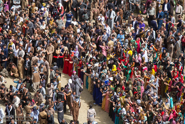 کردسان کے علاقہ سرتنگي میں جشن نوروز