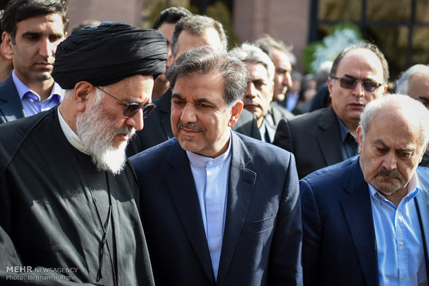 مراسم تشییع داریوش شایگان