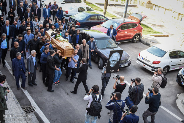 مراسم تشییع داریوش شایگان