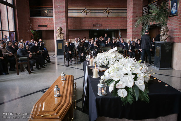 مراسم تشییع داریوش شایگان