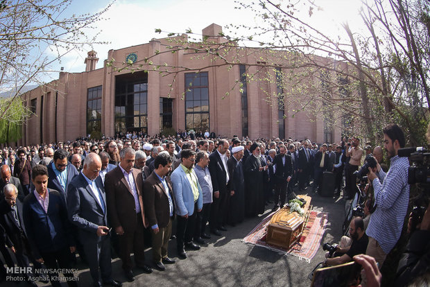 مراسم تشییع داریوش شایگان