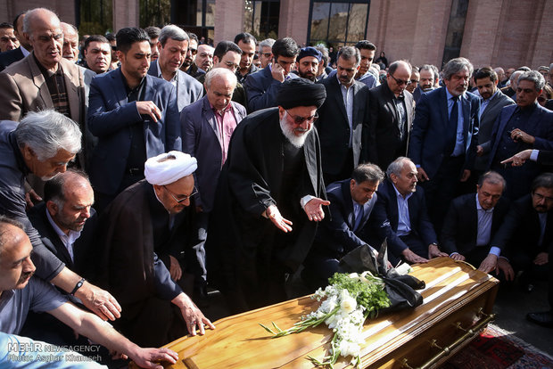 مراسم تشییع داریوش شایگان