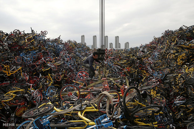 دوچرخه های بلااستفاده در چین