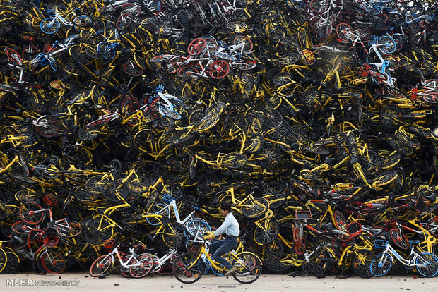 دوچرخه های بلااستفاده در چین