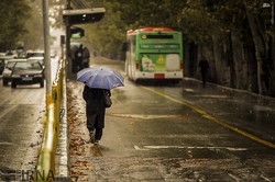 A rainy day in the city of Tehran in October 2015, photo by Mojtaba Mohammadlou/IRNA