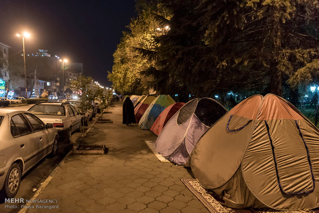 مسافران نوروزی در رشت