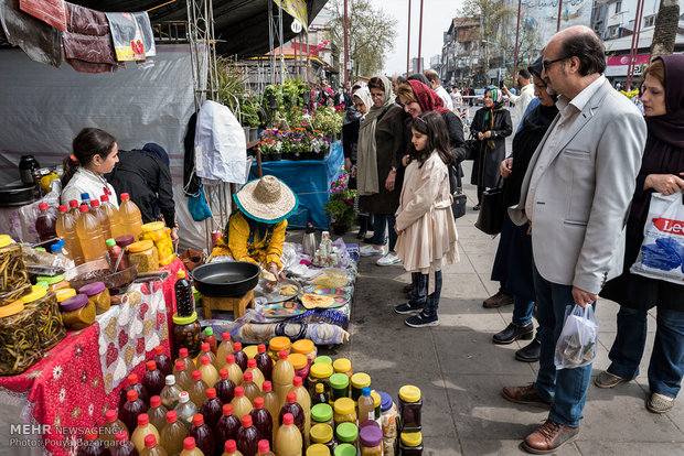 مسافران نوروزی در رشت