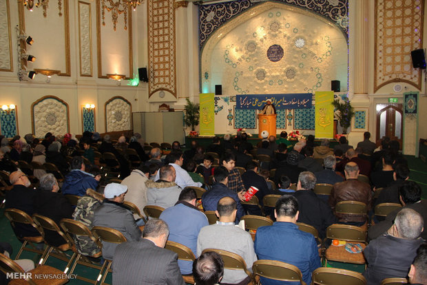 جشن میلاد امام علی (ع) در مرکز اسلامی لندن
