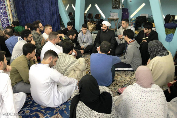  اولین روز مراسم اعتکاف در مرکز اسلامی هامبورگ