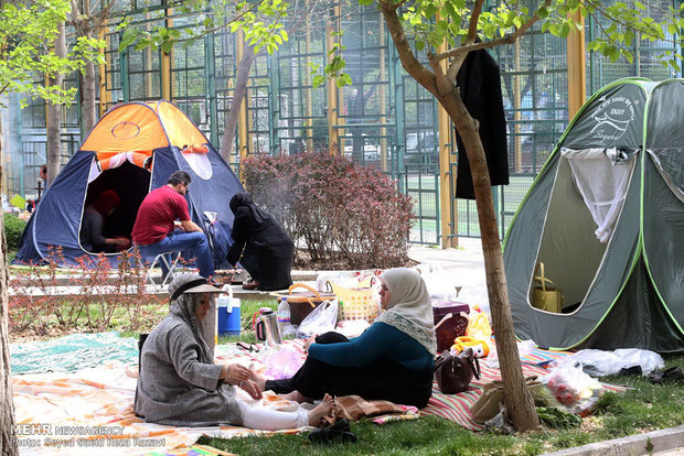 Nature's Day in Tehran