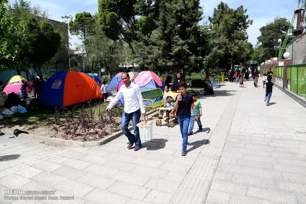 Nature's Day in Tehran