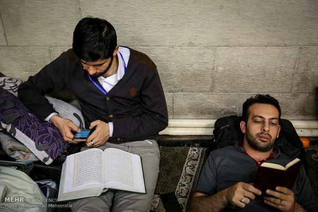 آخرین روز اعتکاف در مسجد دانشگاه تهران