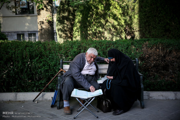 آخرین روز اعتکاف در مسجد دانشگاه تهران