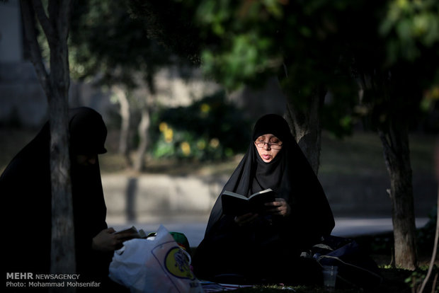 آخرین روز اعتکاف در مسجد دانشگاه تهران