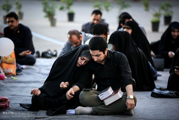 آخرین روز اعتکاف در مسجد دانشگاه تهران