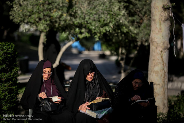 آخرین روز اعتکاف در مسجد دانشگاه تهران