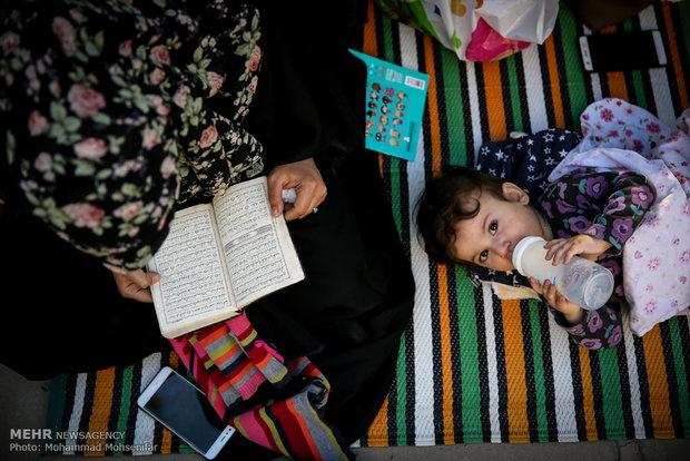 آخرین روز اعتکاف در مسجد دانشگاه تهران