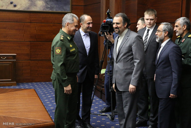 Iran, Belarus defense mins. meet in Moscow