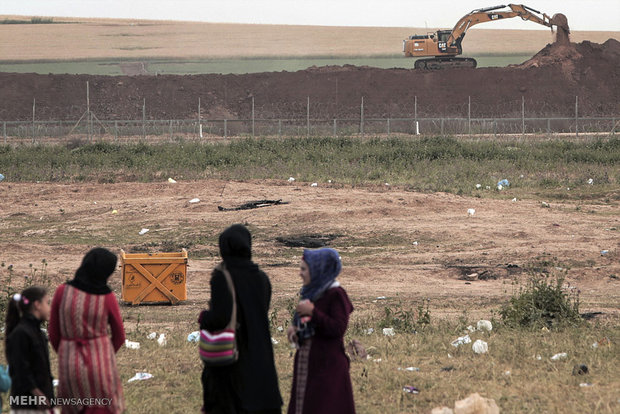 Gazze'de protesto