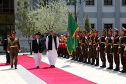 دیدار رئیس جمهوری افغانستان و نخست وزیر پاکستان در کابل