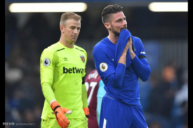 دیدار تیم های فوتبال چلسی و وستهم‎