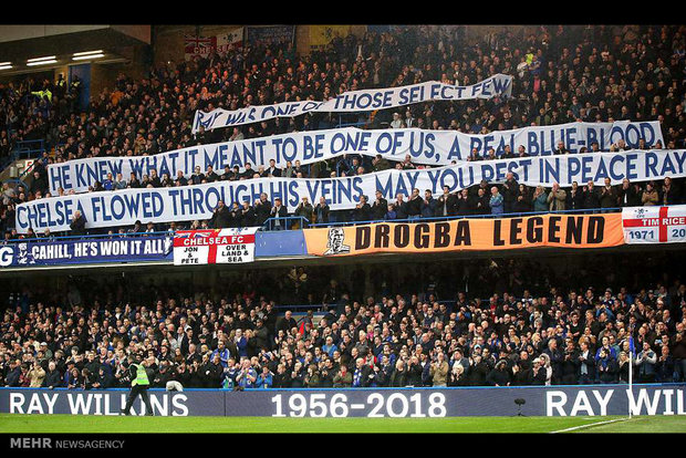 دیدار تیم های فوتبال چلسی و وستهم‎